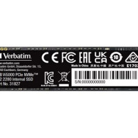Verbatim 31827 VERBATIM VI5000 2TB PCIE NVME M.2 SSD - 2YR LIMITED WARRANTY