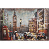 Empire Art Direct City Street Mixed Media Iron Hand Painted Dimensional Wall Art