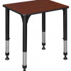 Regency 18.5 x 26 in. Rectangle Height Adjustable School Desk Cherry
