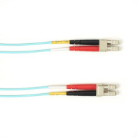 Black Box FOCMRM4-002M-LCLC-AQ THE BLACK BOX OM3 MULTIMODE FIBER OPTIC PVC CABLE IS LESS ATTENUATION WHEN BENT