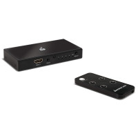 Iogear GHDSW8K4 IOGEAR 8K HDMI 4-PORT SWITCH - 4 IN X 1 OUT - HDMI 2.1 - 8K60HZ - GHDSW8K4