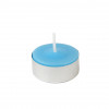 Jeco CTC-003-12 Citronella Tealight Candles Turquoise - 1200 Piece