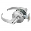 Yale 2.75 in. Backset Commercial Privacy Pacific Beach Lever Grade 1 Cylindrical Lock Satin Chrome