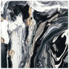 Ebony & Ivory a Frameless Free Floating Tempered Glass Panel Graphic Wall Art