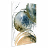 48 x 32 in. Hibernation II Abstract Frameless Tempered Glass Panel Contemporary Wall Art