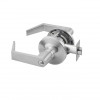 Commercial Office Entry Augusta Lever Grade 1 Cylindrical Lock Less Cylinder Satin Chrome