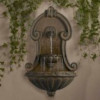 Muro Elegante Copper Finish Wall Fountain