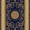 1419-1343-NAVY Noble Rectangular Navy Blue Traditional Italy Area Rug 7 ft. 9 in. W x 11 ft. 6 in. H