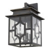 HomeRoots 19.25 x 12 x 13.5 in. Calvert 4-Light Oil-Rubbed Bronze Wall Light