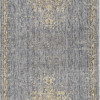 HomeRoots 63 x 91 in. Slate Grey Wool Rug