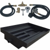 Tretco 15 in. 14GA Powder Coated Burner Island Kit Liquid Propane