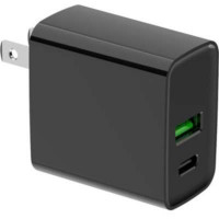4xem 4XRLC51020WB 20W FAST PD CHARGER 1 X USB-C 1 X USB-A BLACK
