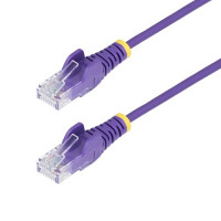 Startech N6PAT30PLS SLIM CAT6 CABLE PURPLE LSZH SLIM SNAGLESS RJ45 UTP PATCH CABLE