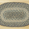 Capitol Importing Blue-Natural - 10 in. x 15 in. Oval Swatch