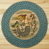 Capitol Importing Mermaid - 27 in. x 27 in. Round Patch