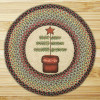 Capitol Importing Feather Tree - 27 in. x 27 in. Round Patch