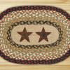 Capitol Importing Barn Stars - 10 in. x 15 in. Hand Printed Oval Swatch