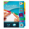 Avery Consumer Products AVE Index Maker- Laser-Inkjet- 8 Tab- 25-Set- Multicolor