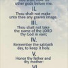 Broadman Holman Bookmark Ten Commandments Mt Sinai