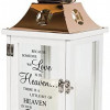 Carson Home Accents Heaven Light the Way Lantern with LED Candle & Timer - 13.5 x 6.25 x 6.25 in.