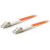 Addon ADD-LC-LC-5-5M9SMF ADDON 5.5M LC TO LC YELLOW OS2 DUPLEX OFNR (RISER-RATED) SMF FIBER PATCH CABLE