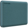 Toshiba HDTCA10XG3AA CANVIO ADVANCE PORTABLE EXTERNAL HARD DRIVE, USB 3.0/2.0, 1TB, GREEN, 2-YEAR STA
