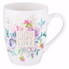 Christian Art Gifts Faith Hope Love Mug with Gift Box