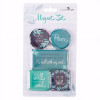 Christian Art Gifts Peace Magnet Set - Set of 5