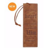 Christian Art Gifts Trust in the Lord Pagemarker Luxleather Bookmark Brown