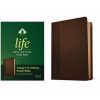 Tyndale House Publishers NLT Life Application Study Bible - Third Edition, Dark Brown & Brown Leather Like Indexed