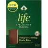 Tyndale House Publishers NLT Life Application Study Bible - Third Edition-Red Letter, Brown & Tan Leather Like Indexed