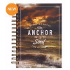 Christian Art Gifts Anchor for the Soul Wirebound Journal - Large - Oct