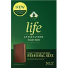 Tyndale House Publishers NLT Life Application Study Bible - Personal Size - Third Edition, Brown & Tan Leather Like - Apr 2020