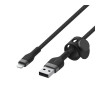 Belkin CAA010BT2MBK USB-A TO LTG, BRAID SIL, 2M, BLACK