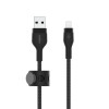 Belkin CAA010BT3MBK USB-A TO LTG, BRAID SIL, 3M, BLK