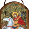 GDeBrekht Inspirational Icon Saint George Wooden Ornament