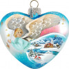 G.Debrekht Artistic Studios Angel Heart-Ornament 3.5 in.