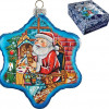 GDeBrekht Nativity Workshop Snowflake Glass Ornament