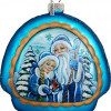 GDeBrekht Limited Edition Frosted Story Rainbow Glass Ornament