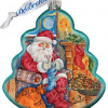 GDeBrekht Night Before Christmas Tree Glass Ornament