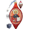 GDeBrekht Saint Nick Glass Ornament Drop