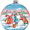 GDeBrekht 3.5 in. Christmas Village Glass Ornament