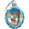 GDeBrekht Deer And Friend Glass Ornament