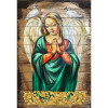 GDeBrekht 12 x 16 in. Praying Angel- Wooden Board Art