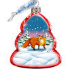 GDeBrekht Fox Glass Ornament