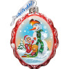 GDeBrekht Playing Snowman Glass Ornament