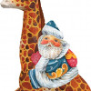 GDeBrekht Santa On Giraffe Figurine Ornament