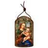 GDeBrekht Inspirational Icon Madona And Child Wooden Ornament