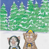 Pipsqueak Productions Hanukkah Shalom Hanukkah Boxed Cards - Pack of 10