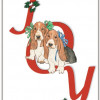 Pipsqueak Productions Basset Joy Christmas Boxed Cards - Pack of 10